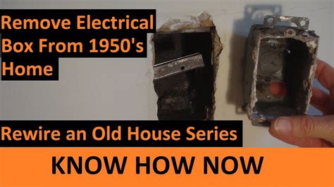 replace old electrical outlet box|removing old electrical boxes.